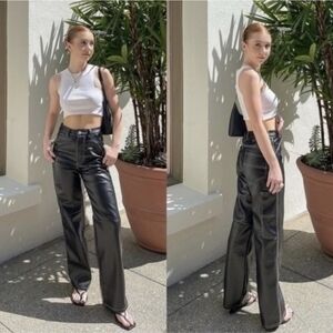 Simonett Kika Vegan Leather Pants Size S